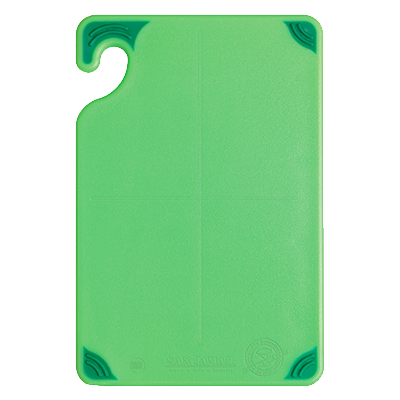 San Jamar CBG6938GN Saf-T-Grip® Bar Cutting Board, 6" x 9" x 3/8", green, NSF