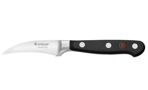 Wusthof 1040102207 Classic 2.75" Forged Peeling Knife with Resilient Synthetic Handle, Riveted, Made in Germany