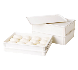 Cambro DB18266CW148 Camwear Pizza Dough Box, 26L x 18W x 6D, rounded edges, break resistant, polycarbonate, white, NSF