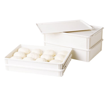 Cambro DBC1826P148 Pizza Dough Box Cover, 26L x 18W, white, polypropylene, NSF