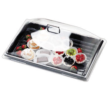 Cambro DD1220CW135 Camwear Display Dome Cover, 21-7/8W x 14-3/4D x 8H, fits 12 x 20 tray, clear, polycarbonate