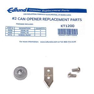 Edlund KT1200 #2 Old Reliable™ Knife and Gear Replacement Parts Kit
