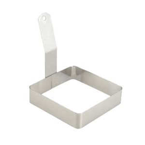 Winco EGRS-44 Egg Ring, 4" x 4", Square, Stainless Steel