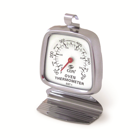 CDN EOT1 Oven Thermometer, 100 to 600°F, Ovenproof, Hang or Stand