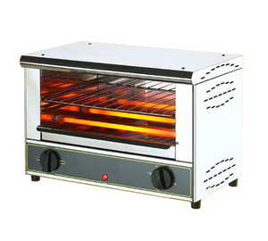 Equipex BAR100/1 Sodir-Roller Grill Toaster Oven, 18"L 11-1/2"D 12-1/2"H, top & bottom infrared heat, 120v/60/1-ph 140 amps 17 kW NEMA 5-15P UL