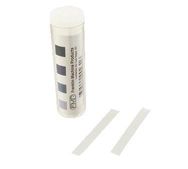 FMP 142-1362 Litmus Test Strips, for chlorine sanitizers, waterproof vial with color-coded test chart (100 strips per pack)