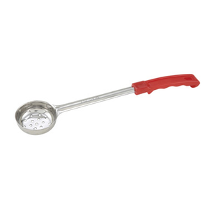 Winco FPP-2 Food Portioner, 2 oz., one-piece, perforated, stainless steel, red