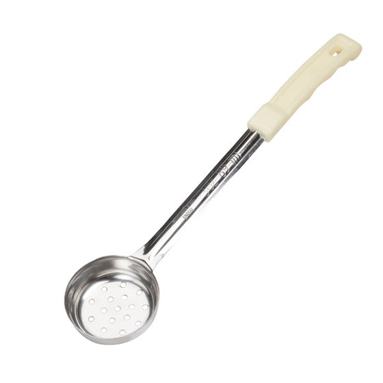 Winco FPP-3 Food Portioner, 3 oz., one-piece, perforated, stainless steel, ivory