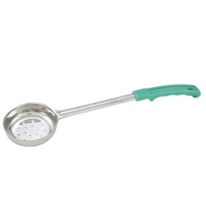Winco FPP-4 Food Portioner, 4 oz., one-piece, perforated, stainless steel, green