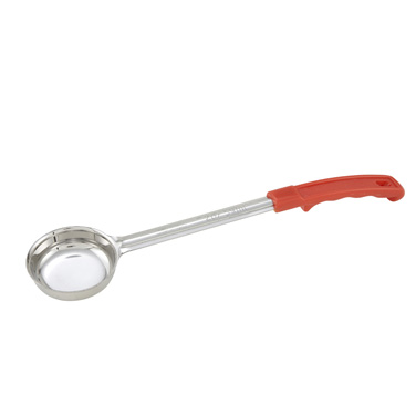 Winco FPS-2 Food Portioner, 2 oz., one-piece, solid, stainless steel, red