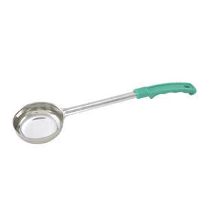 Winco FPS-4 Food Portioner, 4 oz., one-piece, solid, stainless steel, green