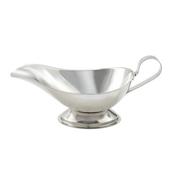 Winco GBS-5 Gravy Boat, 5 oz., with handle, stainless steel