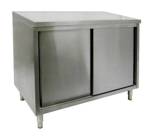 GSW USA CTD-3036S Flat Top Cabinets - Sliding Doors, 36"W X 30"D X 35"H, ETL