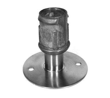 GSW USA FT-SP3 1" Adjustable  S/S  Flanged Foot With 3-1/2" Dia Flange For 1-5/8" O.D Tubing