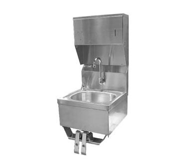 GSW USA HS-1615KCG Hand Sink with Knee Operated Valve (with Towel Dispenser), ETL