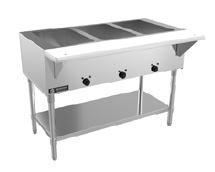 GSW USA ST-3WOE-120 Electric Hot Food Table with Cutting Board, (3) Open Wells