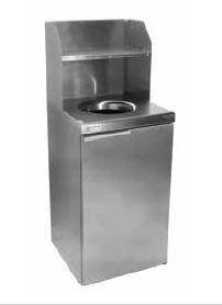 GSW USA S-WRA Waste Receptacle with Top Tray Shelf (For Indoor Use)