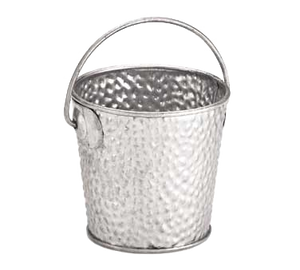 TableCraft Products GT33 Galvanized Collection™ Pail - 9 oz., 3" dia., Galvanized Steel