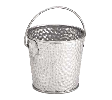 TableCraft Products GT33 Galvanized Collection™ Pail - 9 oz., 3" dia., Galvanized Steel