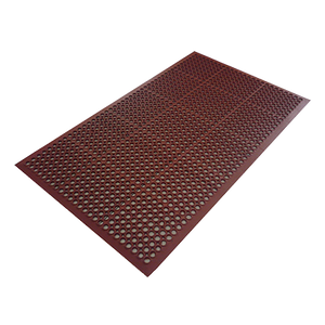 Axia Happy Mat AFD3660TN Economy Anti-Fatigue Floor Mat, 36" x 60", 3/8" thick, light weight, grease resistant, rubber, red, NFSI certified