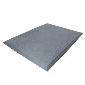 Axia Happy Mat CRT2736SB Anti-fatigue Floor Mat - 27" x 36", Rubber, Black, NFSI Certified