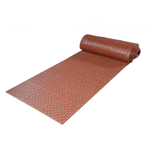 Axia Happy Mat RDM0232TH Floor Runner, 2" x 12", 3/8" thick, grease resistant, reversible, rubber, red