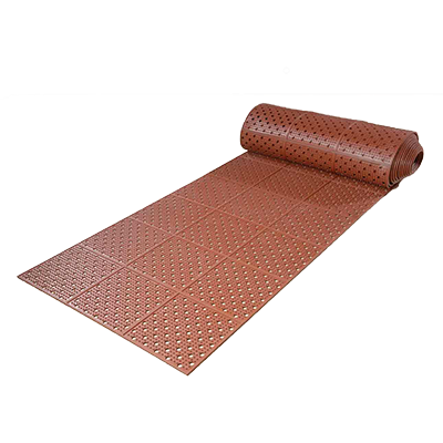 Axia Happy Mat RDM0232TH Floor Runner, 2" x 12", 3/8" thick, grease resistant, reversible, rubber, red