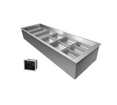 Hatco CWBX-2 Remote Refrigerated Drop-In Wells with (2) Pan Capacity, Aluminum/ Stainless Steel
