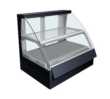 Hatco FSCD-2PD Flav-R-Savor® Convected Air Curved Front Display Case - (2) Levels, 120v