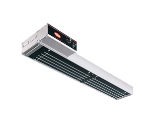 Hatco GRAIHL36 Glo-Ray® Infrablack Foodwarmer, high wattage with lights, metal sheathed heating element, single heater housing, 980 watts, NSF, cUL, UL
