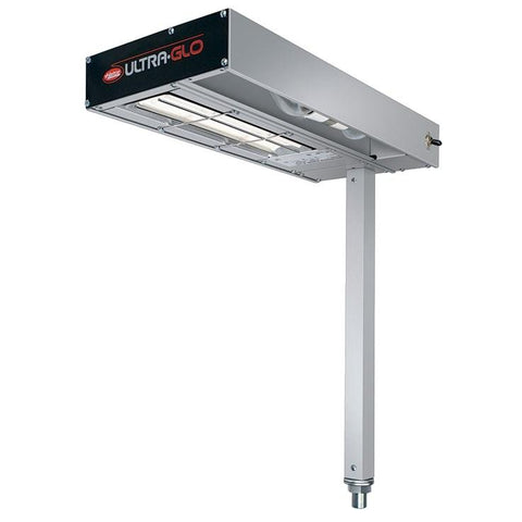Hatco GRFSCL-18 Glo-Ray 9" Fry Station Overhead Warmer with Ceramic Elements, Lights, and Plug - 120V, 870W