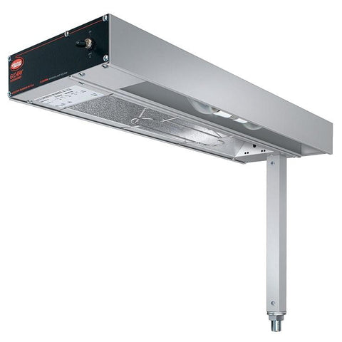 Hatco GRFSLR-24 Glo-Ray 9" Fry Station Overhead Warmer with Metal Elements and Infinite Controls - 120V, 620W
