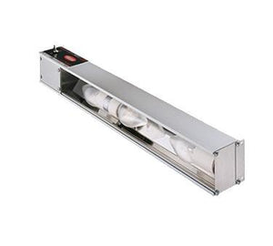 Hatco HL-30-2 Glo-Rite 30" Strip Display Light - Built In Toggle Control & Extra Lights, Aluminum