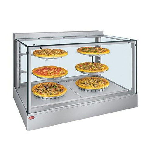 Hatco IHDCH-45 45" Full Service Heated Display Warmer with Sliding Doors and Humidity Control - 240V