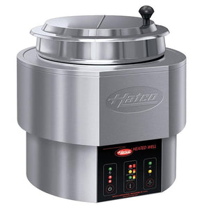 Hatco RHW-1 11 Qt. Single Round Heated Food Well, Stainless Steel