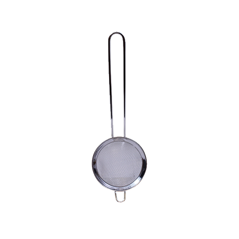TableCraft Products HS220 Cocktail Strainer, 2-3/4" dia. x 8", fine mesh, hand wash, stainless steel