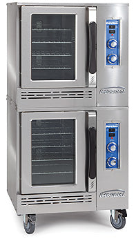 Imperial HSICVE-2 Convection Oven, electric, half size, (2) deck, (2) speed fan motor, 1/2 HP per oven, CE