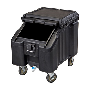 Cambro ICS100L110 SlidingLid™ Ice Caddy, mobile, 100 Lb. Load Cap. Black