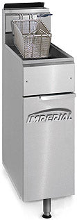 Imperial IFS-25 Fryer, gas, floor model, Add-A-Fryer, 25lb. capacity, half size, 70,000 BTU, NSF