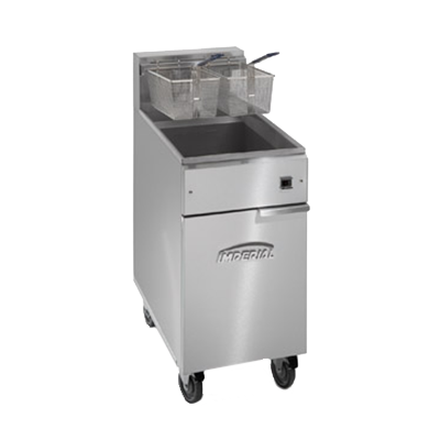 Imperial IFS-50-E Fryer, electric, floor model, 50lb. fat capacity, snap action thermostat, 15.25 kW, CE