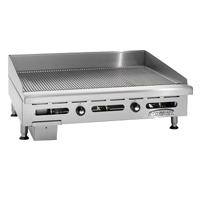Imperial IGG-48 Griddle, countertop, gas, 48" W x 24" D cooking surface, 120,000 BTU, NSF