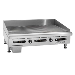 Imperial IGG-48 Griddle, countertop, gas, 48" W x 24" D cooking surface, 120,000 BTU, NSF
