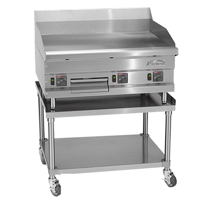 Imperial IHEG-36 High Efficiency Griddle, countertop, gas, 36" W x 24" D cooking surface, 120v, 90,000 BTU