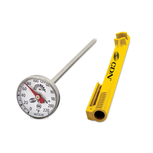 CDN IRT220-CAL Cooking Thermometer, 0° to 220°F, 1" magnified dial