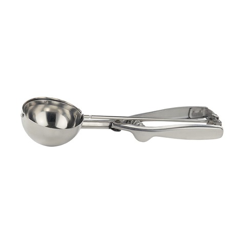 Winco ISS-8 Disher/Portioner, 4 oz. (size 8), 2-3/4" dia., round,18/8 stainless steel