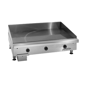 Imperial ITG-36-E Griddle, electric, countertop, 36" W x 24" D cooking surface, 1/2" thick, polished steel plate, CE