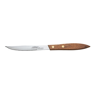Winco K-438W 4-3/8" Stainless Steel Serrated Steak Knife