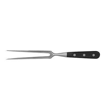 Winco KFP-71 Acero 12″ Cook’s Fork, Straight, 6"L Blade, Black, NSF
