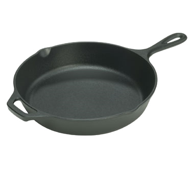 Lodge L8SK3 Induction Skillet 10-1/4" Dia. x 2-1/4" Deep, Cast Iron , Made in USA