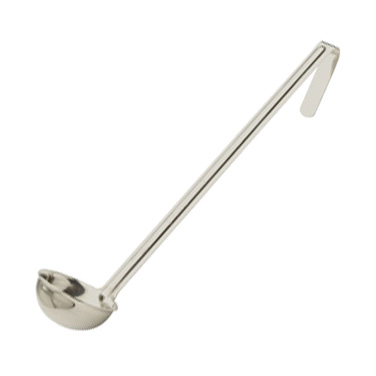 Winco LDI-1 Ladle, 1 oz., 10-3/8" handle, one-piece, stainless steel
